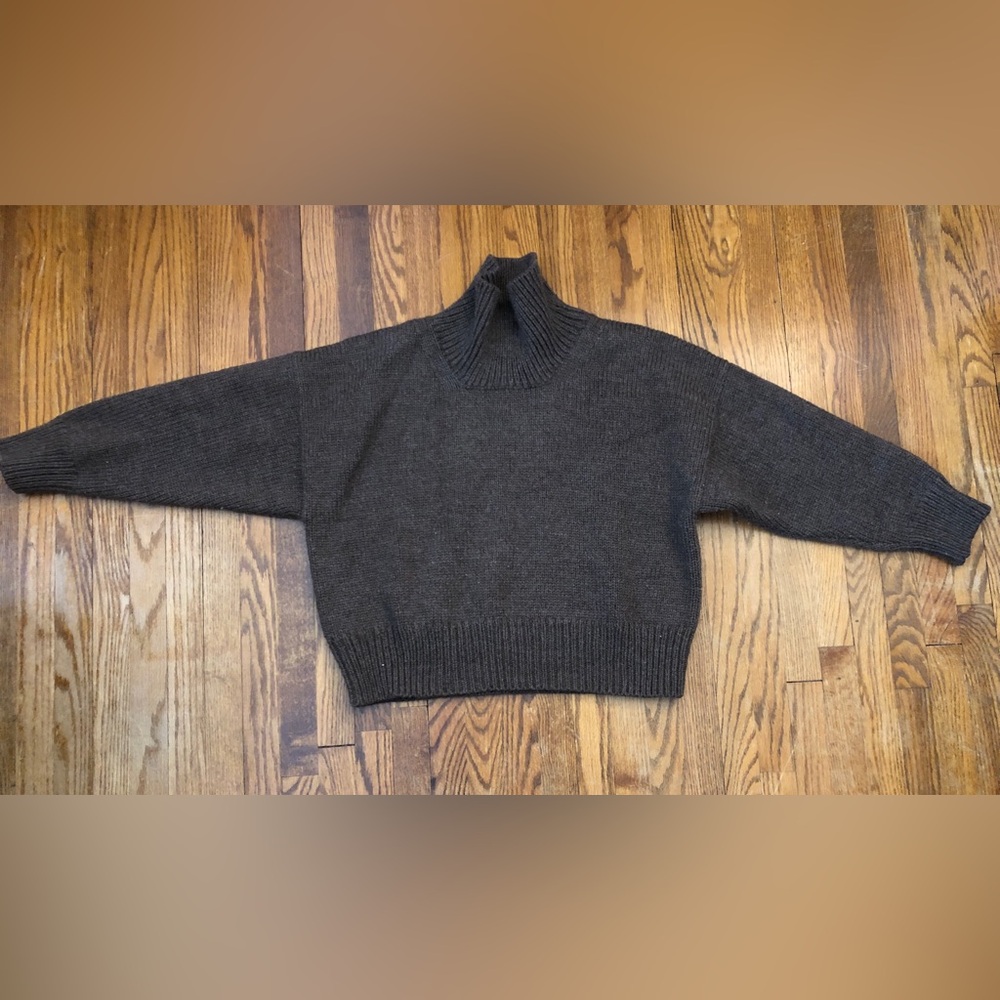 Misha and Puff Highland Wool Turtleneck Sweater, S/M